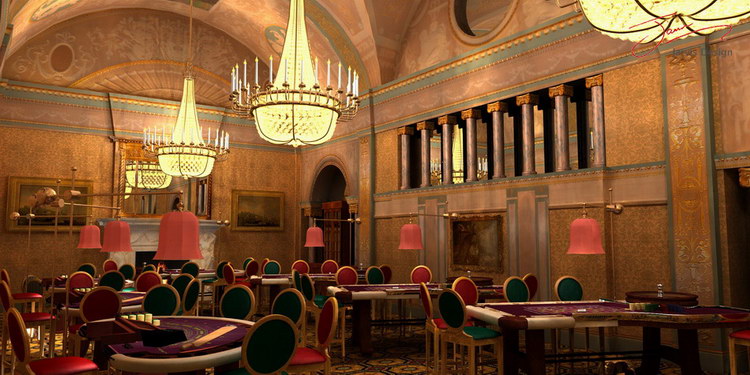 Crockfords Casino Mayfair Casino 3D Visualisation
