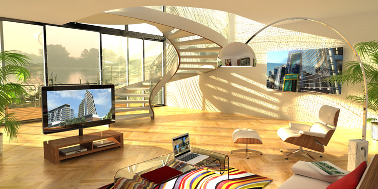 Jarvis Design Home Page 3D Visual