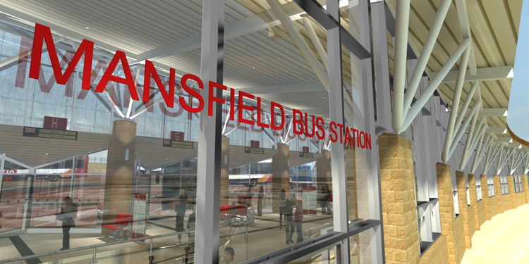Jarvis Design Public Sector 3D Visualisation Mansfield Bus Station