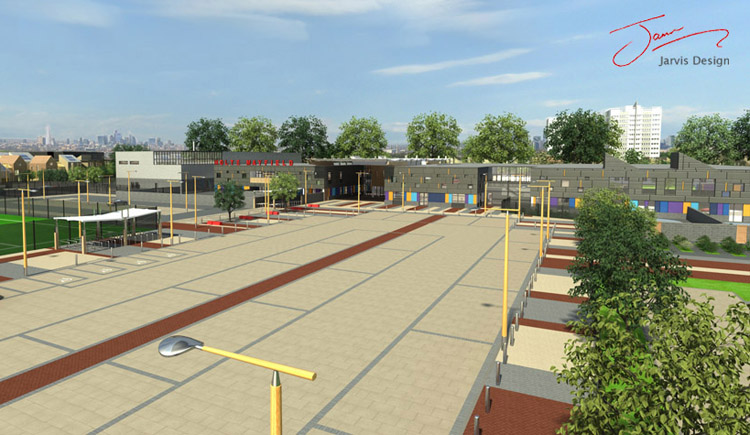 Public Sector 3D Visual Newtown School